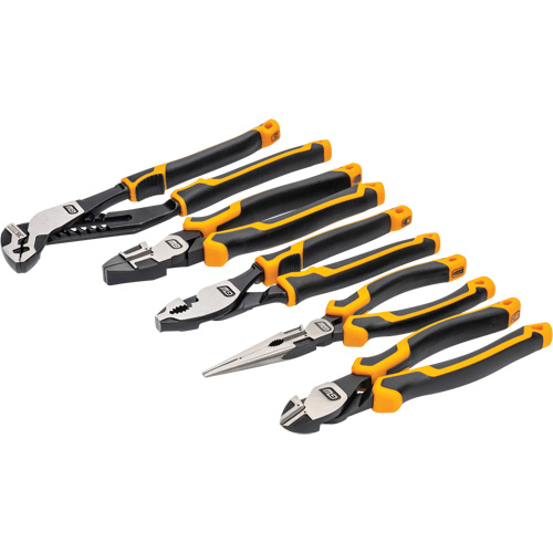 PITBULL Cushion Grip Pliers Set in Foam Storage Tray, 5 Pieces The Estey Group