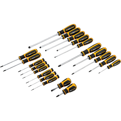 Phillips&reg;, Slotted, Torx&reg; Dual Material Screwdriver Set, 20 Pcs. The Estey Group