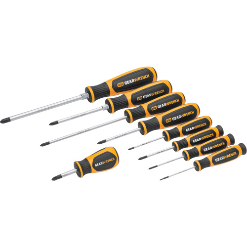 Phillips&reg; Dual Material Screwdriver Set in Foam Storage Tray, 9 Pcs. The Estey Group