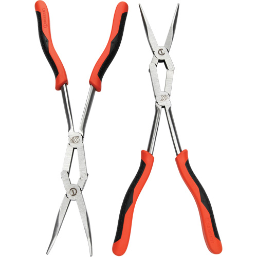 X2 Straight and Bent Long Nose Dual Material Plier Set, 2 Pieces The Estey Group