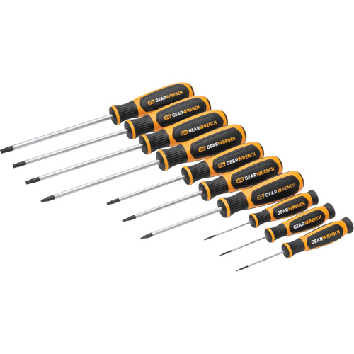 Jeu de tournevis bimat&eacute;riau Torx dans un plateau de rangement en mousse, 10 mcx The Estey Group