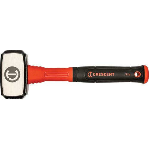 Marteau perforateur, 3 lb, Prise en Fibre de verre, 4" lo The Estey Group