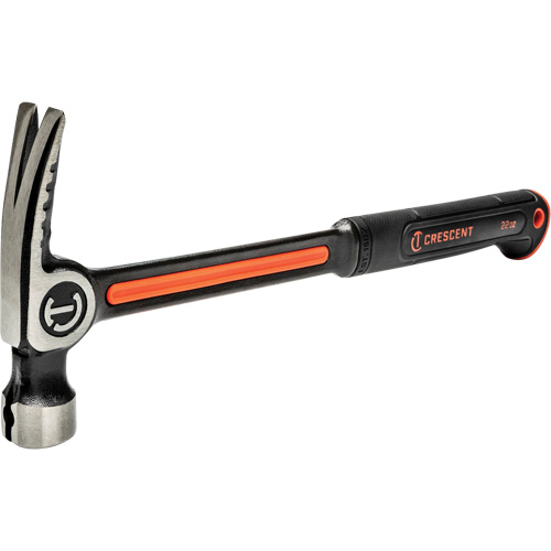 Marteau de charpente en acier avec face meul&eacute;e, 22 oz, Prise en Acier plein, 16" lo The Estey Group
