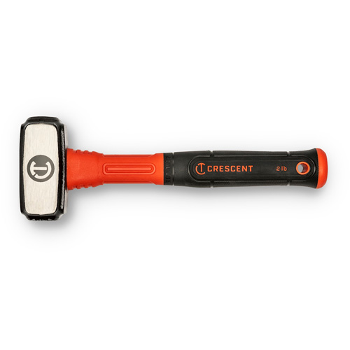 Drilling Hammer, 2 lbs., Cushion/Fibreglass Handle, 4" L The Estey Group