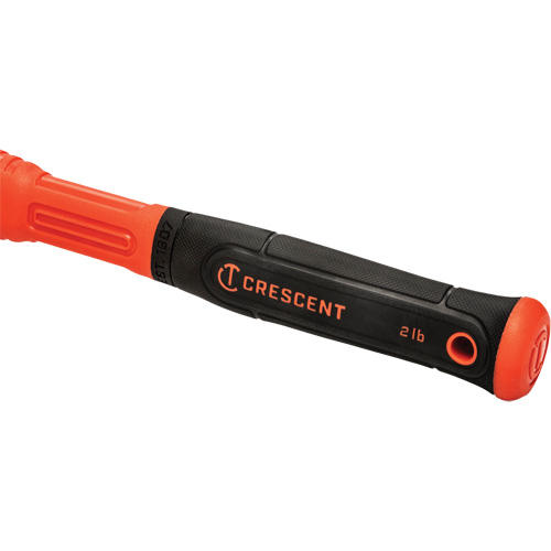 Drilling Hammer, 2 lbs., Cushion/Fibreglass Handle, 4" L The Estey Group