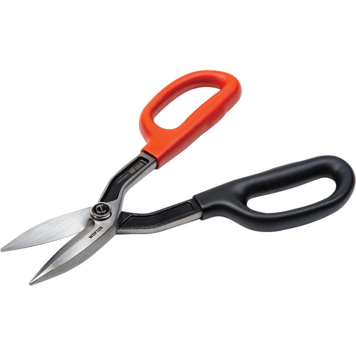 Straight Pattern Tinner Snips, 2" Cut Length, Straight Cut The Estey Group