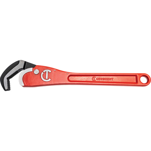 Cl&eacute; pour tuyau en acier auto-ajustable, Cap des m&acirc;choires 2-1/2", Longueur 16", Fini Rev&ecirc;tement en poudre, Prise Non-ergonomique The Estey Group