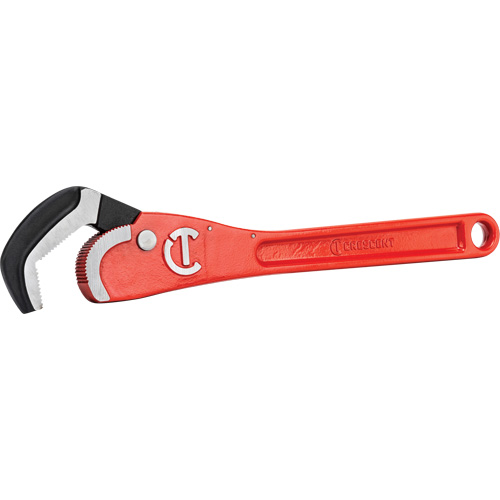 Cl&eacute; pour tuyau en acier auto-ajustable, Cap des m&acirc;choires 2-1/2", Longueur 16", Fini Rev&ecirc;tement en poudre, Prise Non-ergonomique The Estey Group