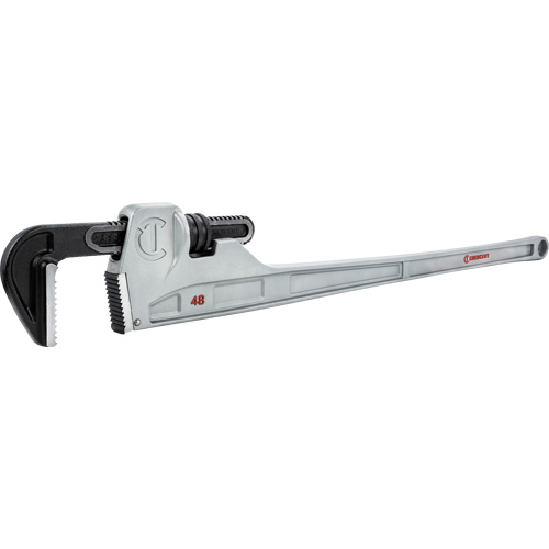 Cl&eacute; &agrave; tuyaux, Cap des m&acirc;choires 6", Longueur 48", Fini Rev&ecirc;tement en poudre, Prise Non-ergonomique The Estey Group