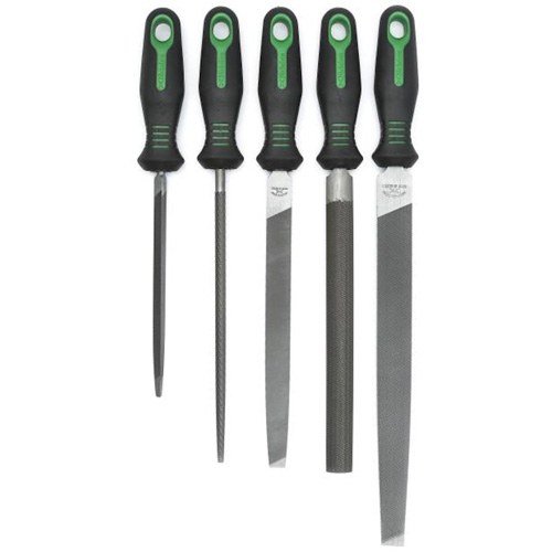 Jeu anniversaire de limes avec manches ergonomiques, 5 pi&egrave;ces The Estey Group
