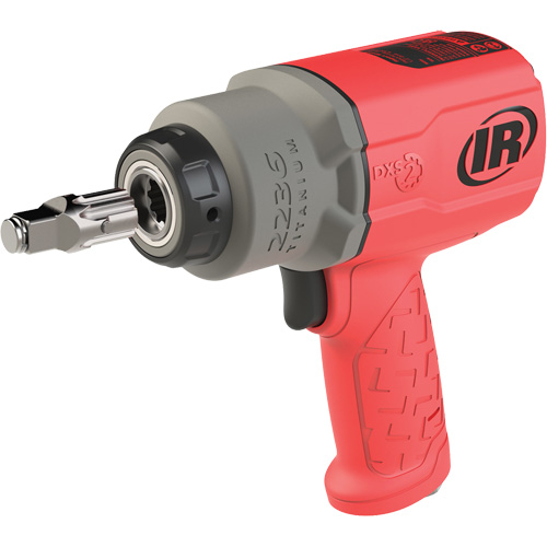 Red Air Impact Wrench, 1/2" Drive, 1/4" NPT Air Inlet, 7500 No Load RPM The Estey Group
