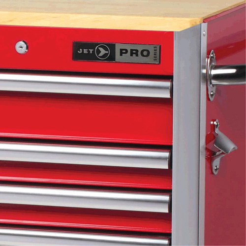 PRC7215 Pro Series Roller Cabinet, 15 Drawers, 72" W x 24" D x Red The Estey Group