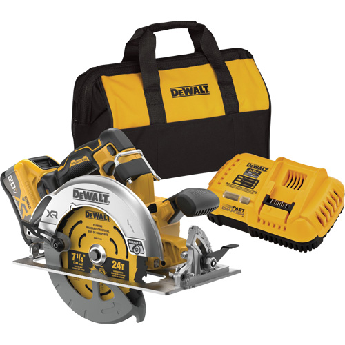 MAX* XR&reg; Brushless Cordless Circular Saw Kit with XR POWERPACK, 7-1/4", 20 V The Estey Group