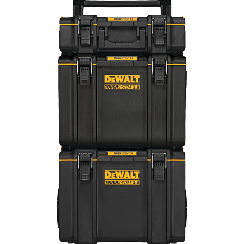 TOUGHSYSTEM&reg; 2.0 Rolling Tower, 24" x 20-2/5" x 34-1/2", Black/Yellow The Estey Group