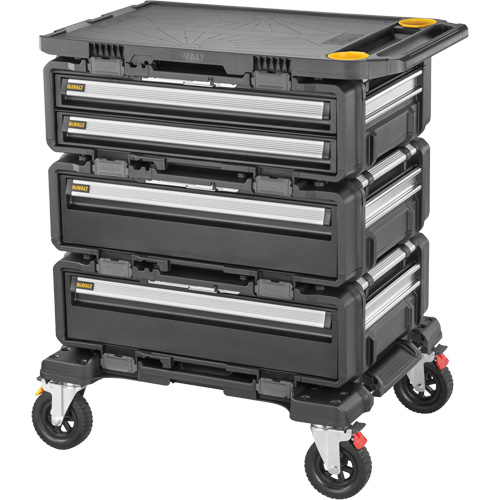 TOUGHSYSTEM&reg; 2.0 DXL 5-in-1 Modular Workstation, 34" x 25-4/5" x 39", Black/Yellow The Estey Group