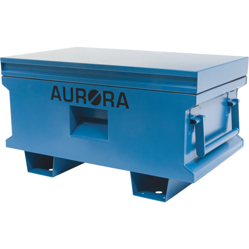 Jobsite Tool Box, 33" x 20-3/10" x 18-3/10", Steel, Blue The Estey Group