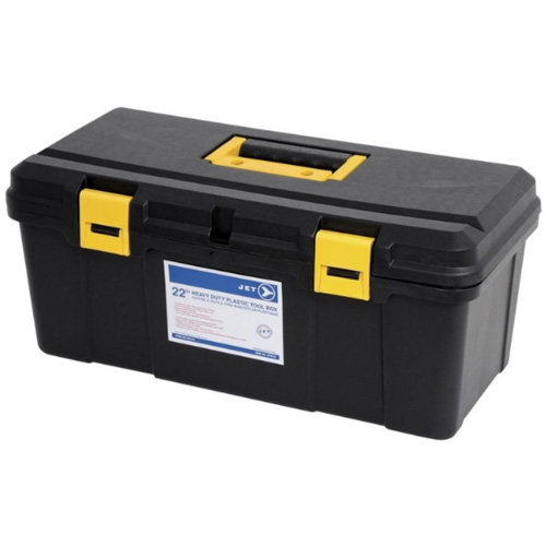 Coffre &agrave; outils portatif en plastique JPTB-22, 22" la x 10-1/4" p x 9-1/2" h, Noir The Estey Group