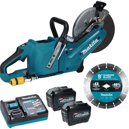 40Vmax XGT Brushless Power Cutter with 8.0Ah Batteries Kit, 9", 40 V The Estey Group