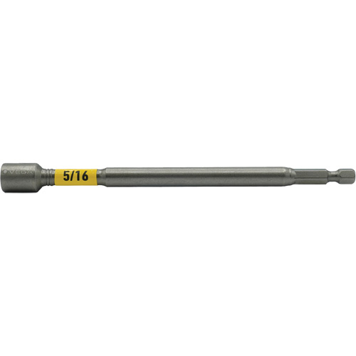 Impactech&reg; Nut Driver, 5/16" Tip, 1/4" Drive, 6" L, Magnetic The Estey Group