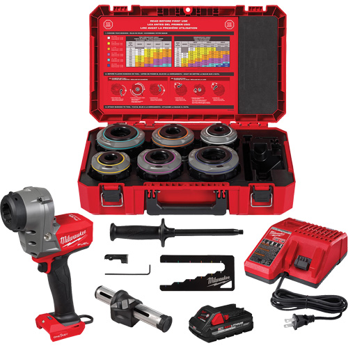 M18 FUEL Covered Conductor Cable Stripper Kit with Adjustable Bushings The Estey Group