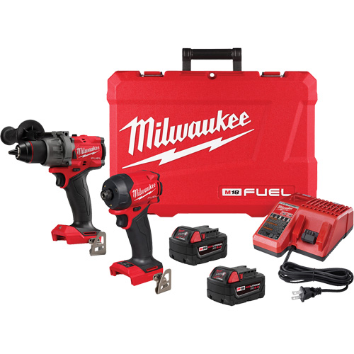 M18 FUEL 2-Tool ½” Hammer Drill Driver & SURGE ¼” Hex Hydraulic Driver Combo Kit, Lithium-Ion, 18 V The Estey Group