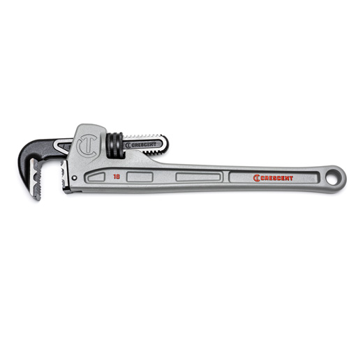 Cl&eacute; &agrave; tuyau &agrave; m&acirc;choires K9, Cap des m&acirc;choires 2-7/8", Longueur 18", Fini Rev&ecirc;tement en poudre, Prise Ergonomique The Estey Group