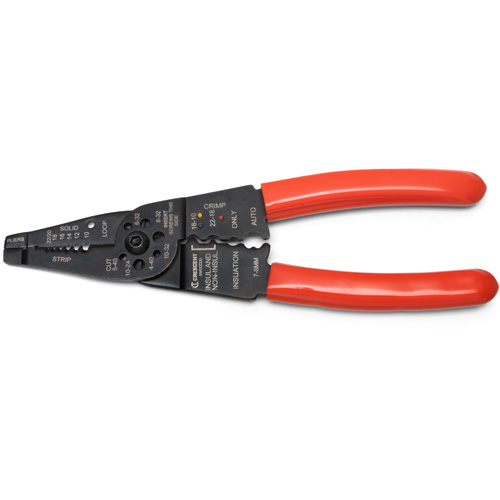 Wire Stripper & Crimper, 8" L, 10 - 22 AWG The Estey Group