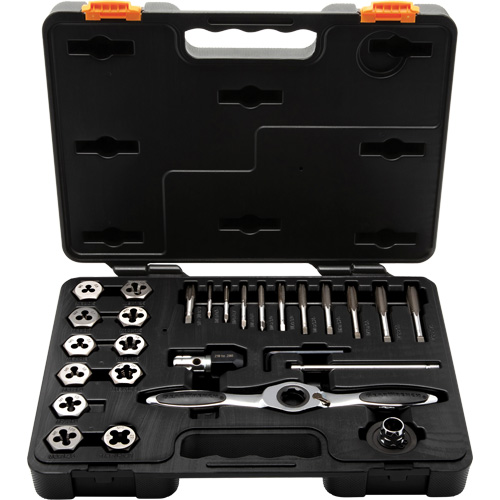 Metric Ratcheting Tap & Die Set, 27 Pieces The Estey Group