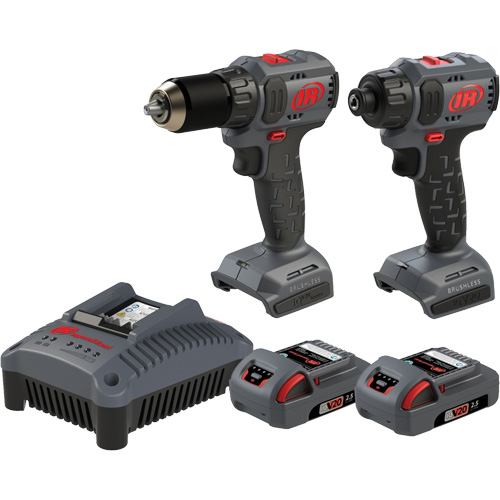Compact Drill & Screwdriver Cordless Combo Tool Kit, Lithium-Ion, 20 V The Estey Group