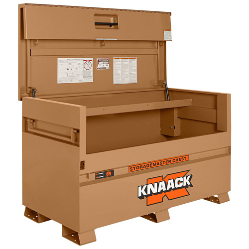 Model 69 Piano Box with Padlock, 60" W x 30" D x 34-1/4" H, Tan The Estey Group