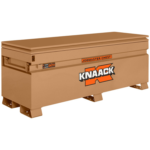 Model 2472 Jobsite Chest with Padlock, 72" x 24" x 28-1/4", Steel, Tan The Estey Group