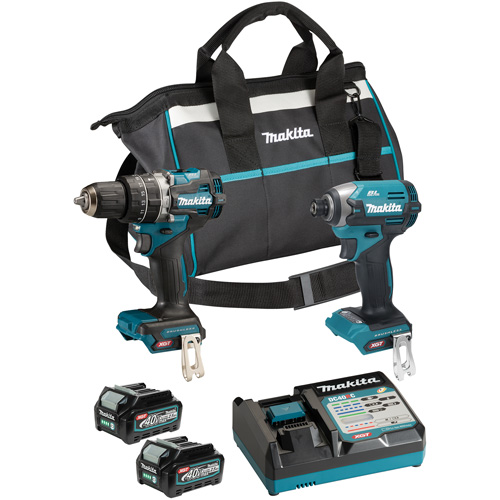 40Vmax XGT Brushless Cordless Impact Driver & Hammer Drill/Driver Tool Kit, Lithium-Ion, 40 V The Estey Group