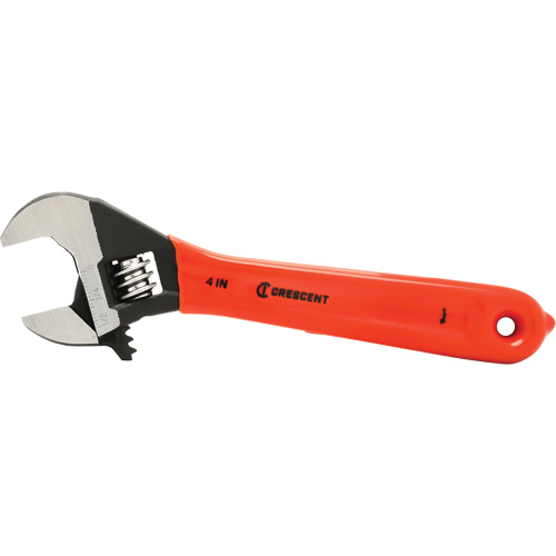 Adjustable Wrench, 4" L, 1/2" Max Width, Black Oxide The Estey Group