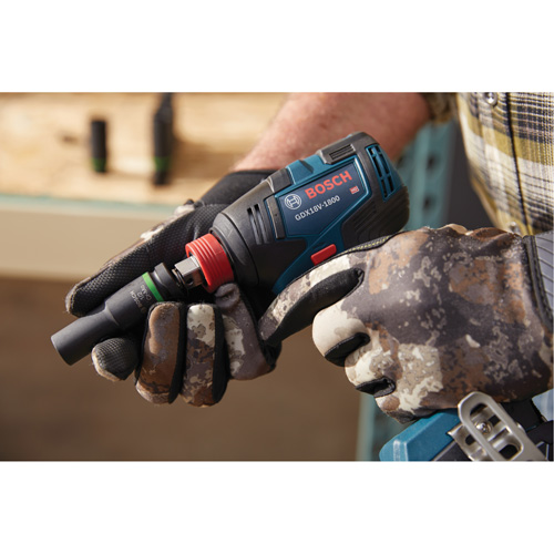 Ensemble visseuse/cl&eacute; &agrave; chocs 2-en-1 pour embouts et douilles, 1/2", 1800 lb-po Couple max., 18 V, Lithium-ion The Estey Group