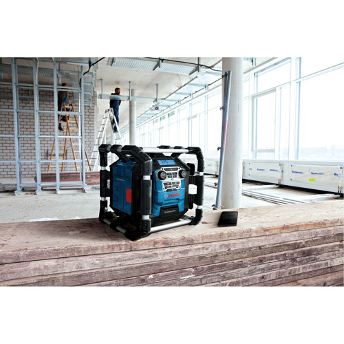 Jobsite Radio with Bluetooth&reg; 5.0 & Power Station, Lithium-Ion, 18 V The Estey Group