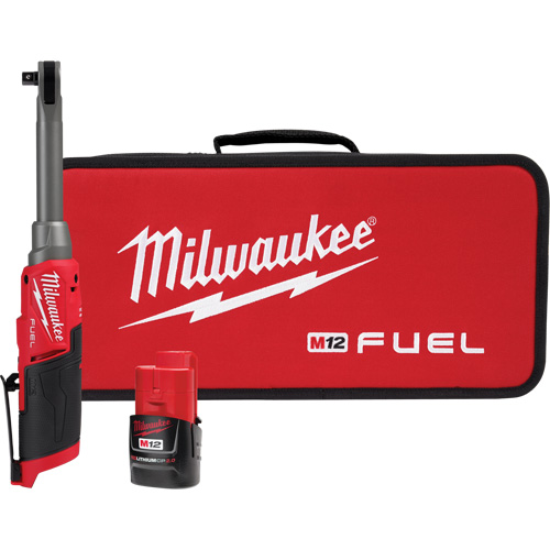 M12 FUEL Extended Reach High Speed Ratchet Kit, 12 V, 3/8" Drive The Estey Group