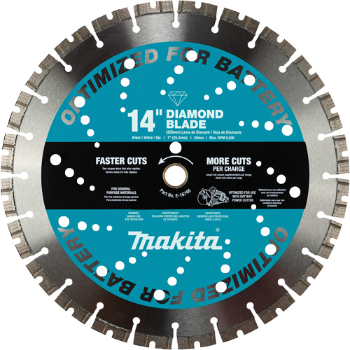 Lame diamant&eacute;e &agrave; trait fin polyvalente, 14", Pour Brique/B&eacute;ton/Gr&egrave;s The Estey Group