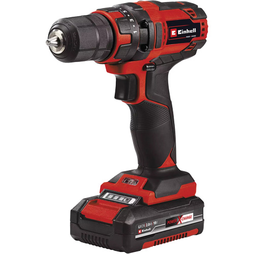 Ensemble perceuse sans fil, Lithium-ion, 18 V, Mandrin 3/8", Couple 310  lb-po The Estey Group