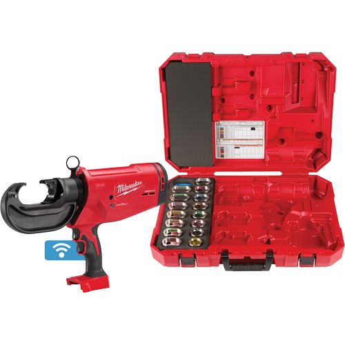 M18 FORCE LOGIC 750 MCM Crimper with #6 - 750 MCM Al Dies The Estey Group