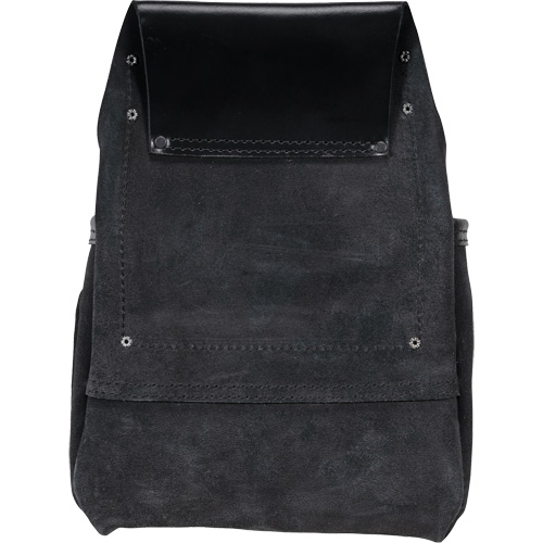 Sac robuste Phantom pour clous et outils, Cuir, 10 pochettes, Noir The Estey Group