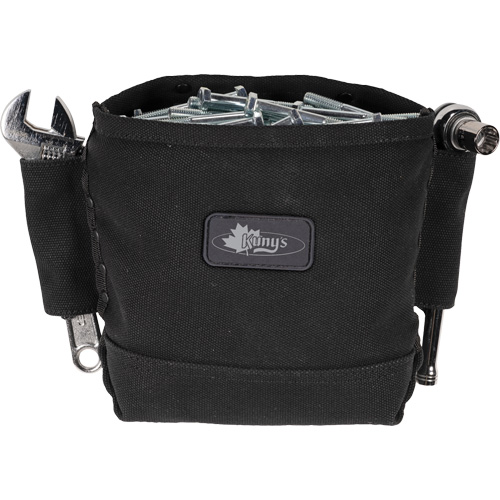 Phantom Collection Nut & Bolt Bag with 2 Sleeves, Canvas, 3 Pockets, Black The Estey Group