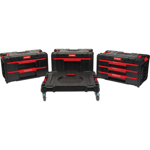 4-Piece Arx&reg; Dolly with Swivel Casters Set, 23-1/10" x 15" x 22-1/2", Black The Estey Group
