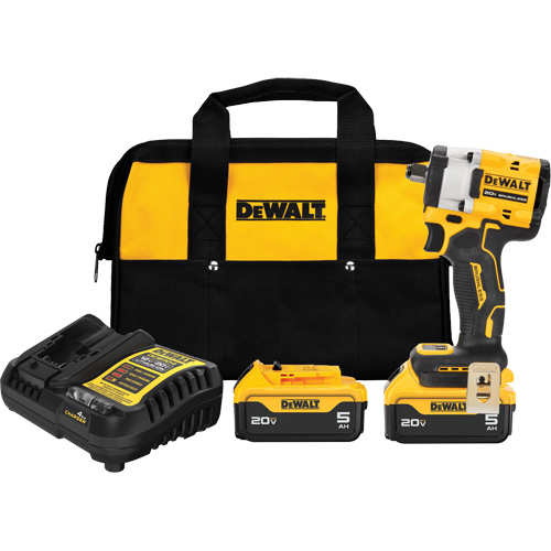 ATOMIC MAX* Cordless Impact Wrench With Hog Ring Anvil Kit, 20 V, 1/2" Socket The Estey Group