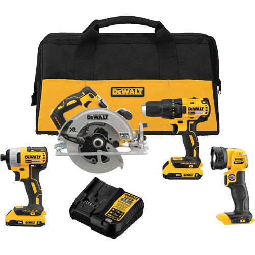 MAX* Cordless Brushless 4-Tool Combo Kit (2.0Ah), 20 V The Estey Group