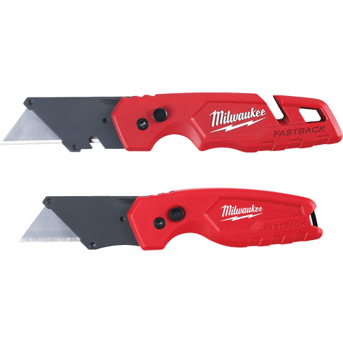 2-Piece FASTBACK Folding Utility Knife Set, Plastic Handle The Estey Group
