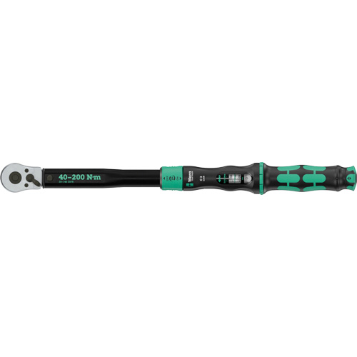Cl&eacute; dynamom&eacute;trique Click-Torque Lock C 3 r&eacute;glable avec fonction Torque Lock, &agrave; cliquer, Entraînement 1/2" carr&eacute;, 30 - 146 lb-pi The Estey Group