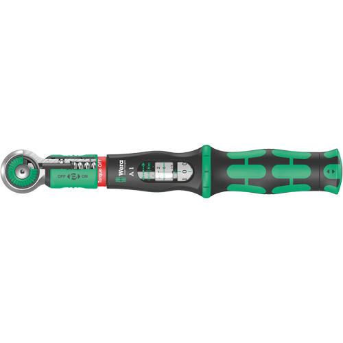 Cl&eacute; dynamom&eacute;trique Safe-Torque A 1, &agrave; cliquer, Entraînement 1/4" carr&eacute;, 2 - 9 lb-pi The Estey Group