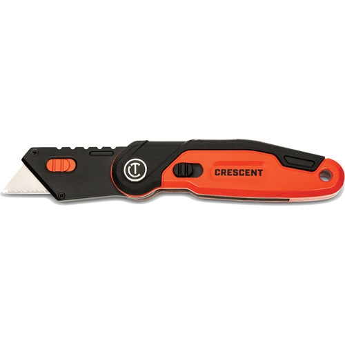 Folding Utility Knife, 1" Blade, Steel Blade, Aluminum Handle The Estey Group