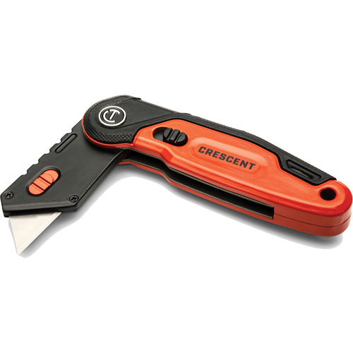 Folding Utility Knife, 1" Blade, Steel Blade, Aluminum Handle The Estey Group