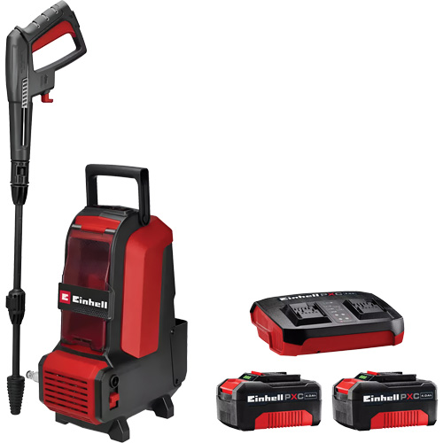 Laveuse &agrave; haute pression sans fil avec batterie 4 Ah PXC et ensemble de d&eacute;part de chargeur, &agrave; pile, 1522 psi, 1,23 gal./min The Estey Group